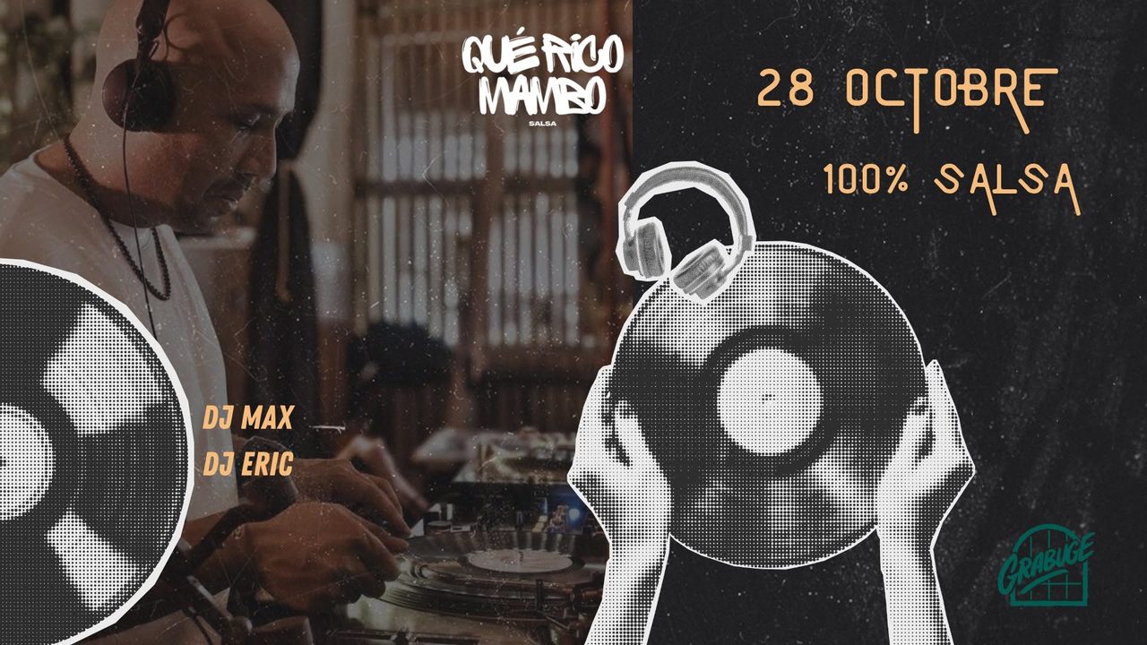 Soirée SALSA 100% VINYLE au GRABUGE 28 octobre