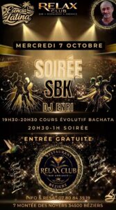 Soirée SBK au Relax Club