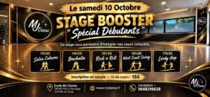STAGE BOOSTER DEBUTANT : SALSA CUBAINE, BACHATA DOMINICAINE, ROCK , WEST COAST SWING, LINDY HOP