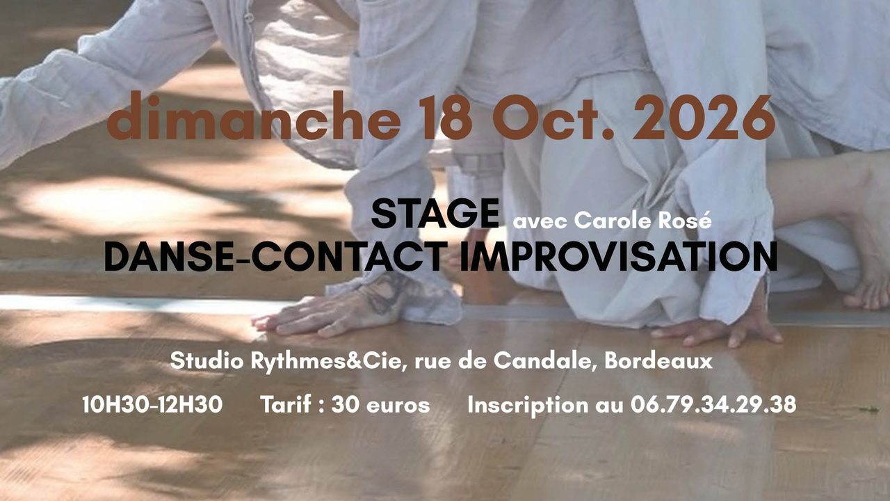 Stage danse-contact improvisation 18.10.26