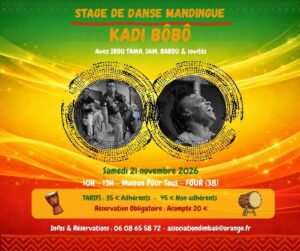 Stage de danse mandingue avec KADI BOBO