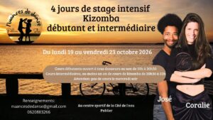 Stage intensif kizomba débutant et intermédiaire