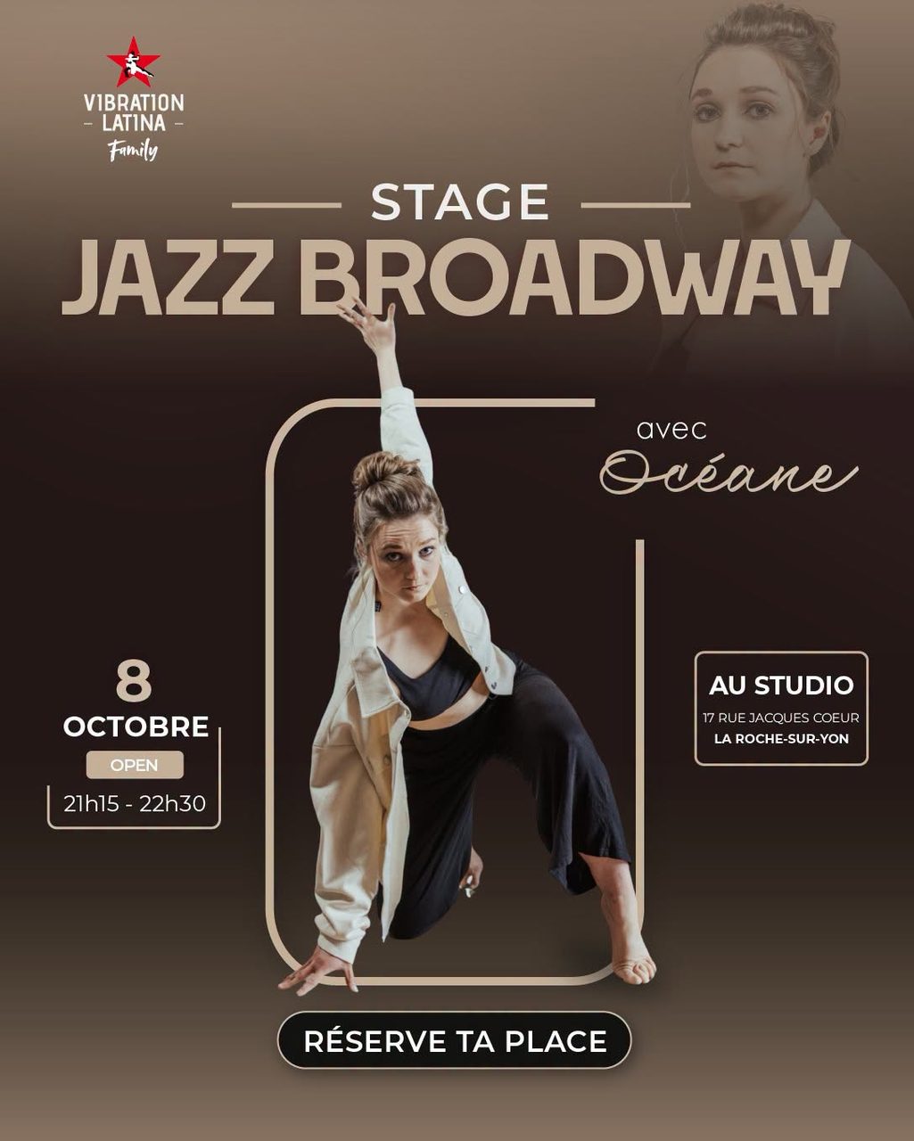 STAGE JAZZ BROADWAY – AVEC OCÉANE