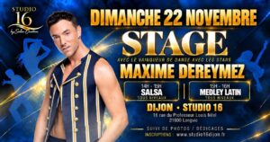 Stage Maxime Dereymez à Dijon au Studio 16