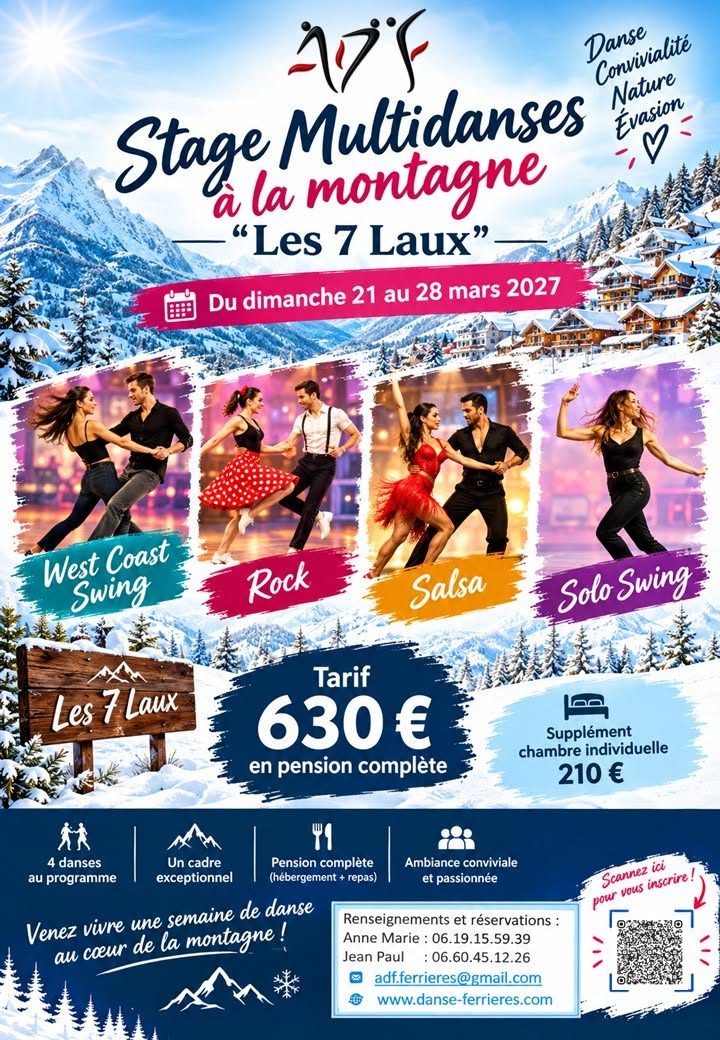 Stage Multi Danses aux « 7 Laux »