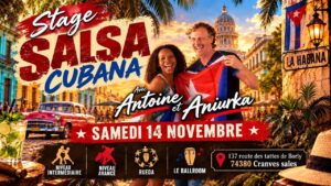 STAGE SALSA CUBANA AVEC ANIURKA ET ANTOINE AU BALLROOM