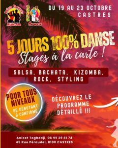 Stages à la carte – Découverte et Perfectionnement ouverts à tous !