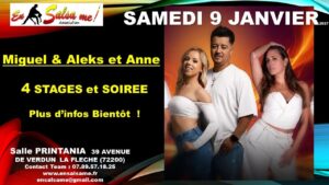 STAGES avec MIGUEL & ALEKS et ANNE + SOIREE BSK