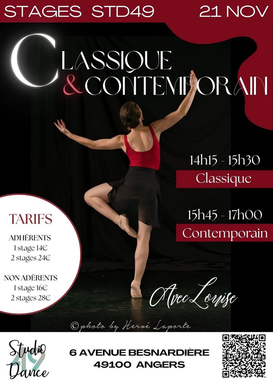 Stages Classique & Contemporain – Samedi 21 Novembre avec Louise
