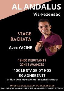 Stages de Bachata avec Yacine – Al Andalus