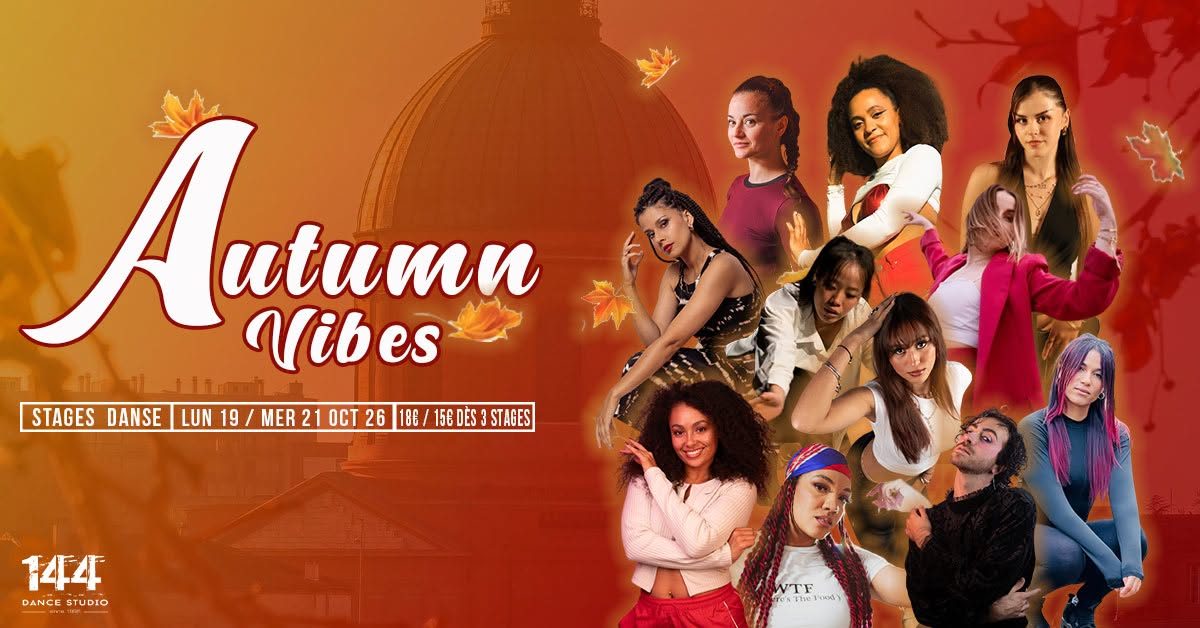 Stages de danse « Autumn Vibes » au 144 Dance Studio