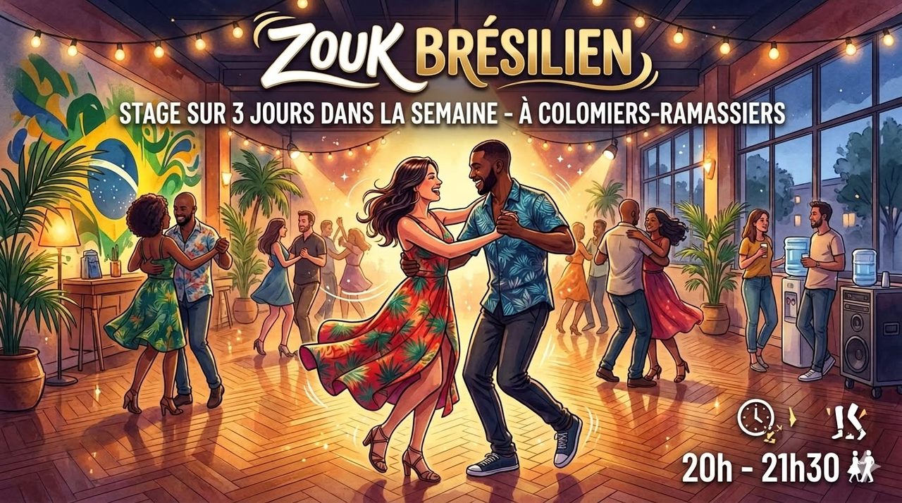 Stages de zouk en soirée pendant les vacances de Toussaint