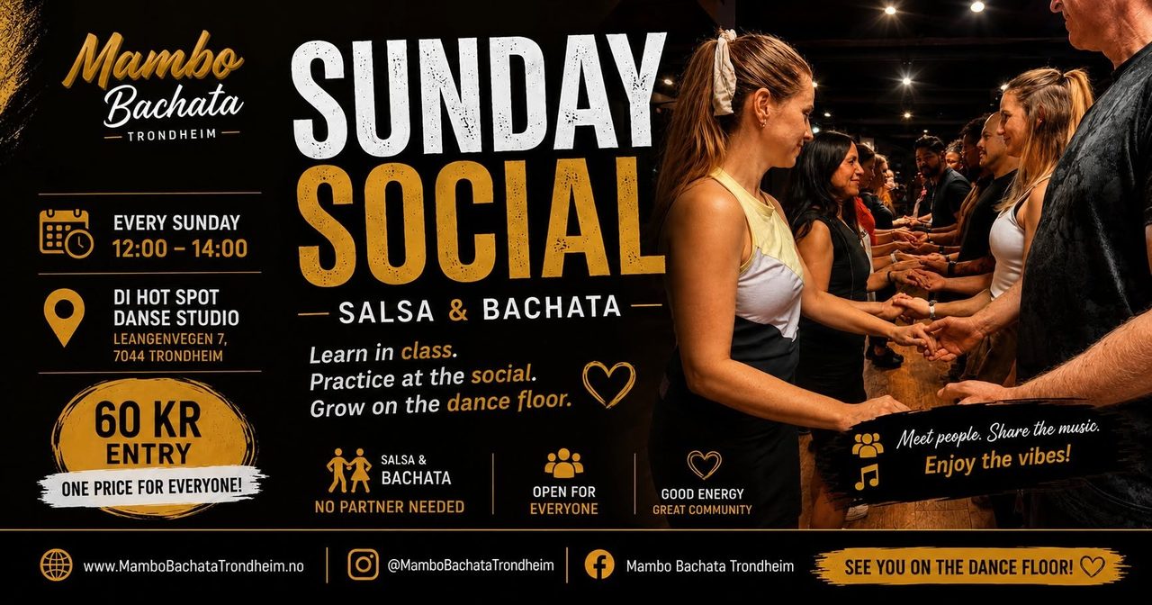 💃 SUNDAY SALSA & BACHATA SOCIAL 🕺