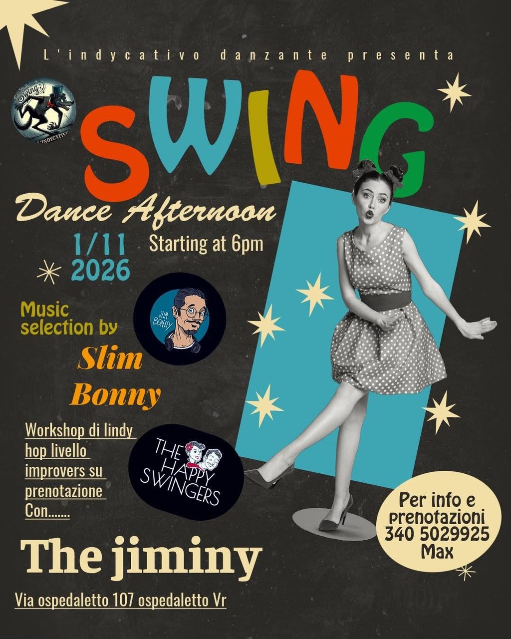 ✨️ SUNDAY SWING VIBES ✨️ @ The Jiminy