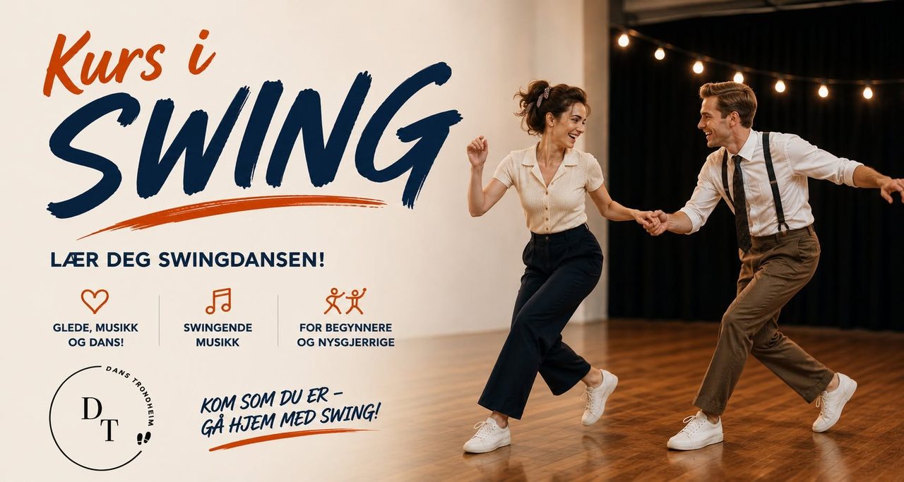 Swingkurs over 4 uker for nybegynnere (grunnkurs)