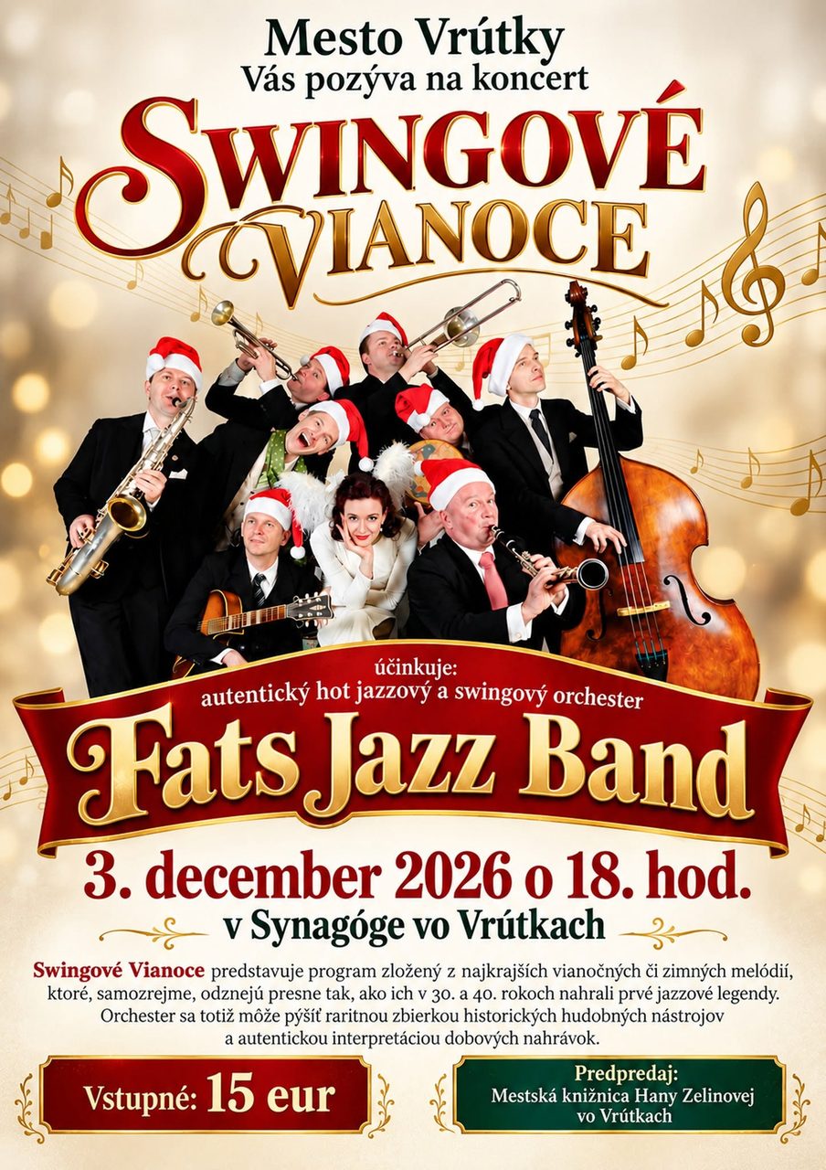 Swingové Vianoce vo Vrútkach