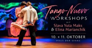 Tango-Nuevo-Workshops mit Slava & Elina: Enge Umarmung, Biomechanik, Hebefiguren & Drehungen