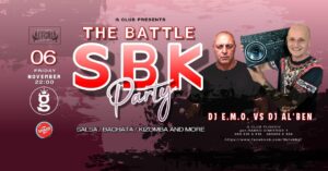 THE BATTLE – SBK Party @ G / DJ E.M.O. vs DJ Al&rsquo;ben