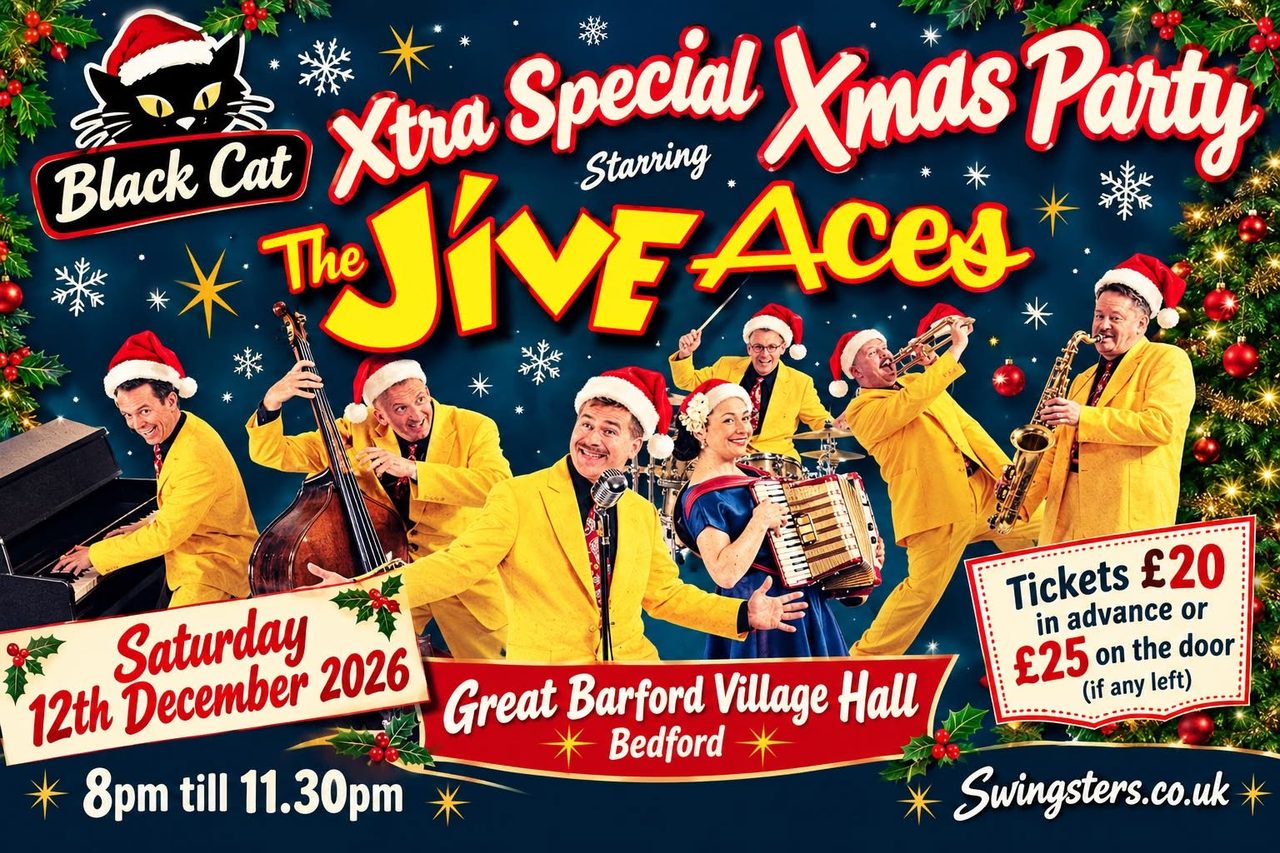 The Jive Aces at the Black Cat Xtra Special Xmas Party