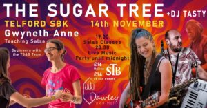 🌴🎸 THE SUGAR TREE LIVE at TELFORD SBK ❤️💜🧡 feat. GWYNETH ANNE & DJ TASTY 🎧