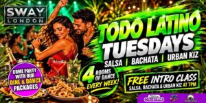 🎉TODO LATINO Tuesdays @ SWAY BAR!🎉 Salsa | Bachata | Urban Kiz | Urban Latino