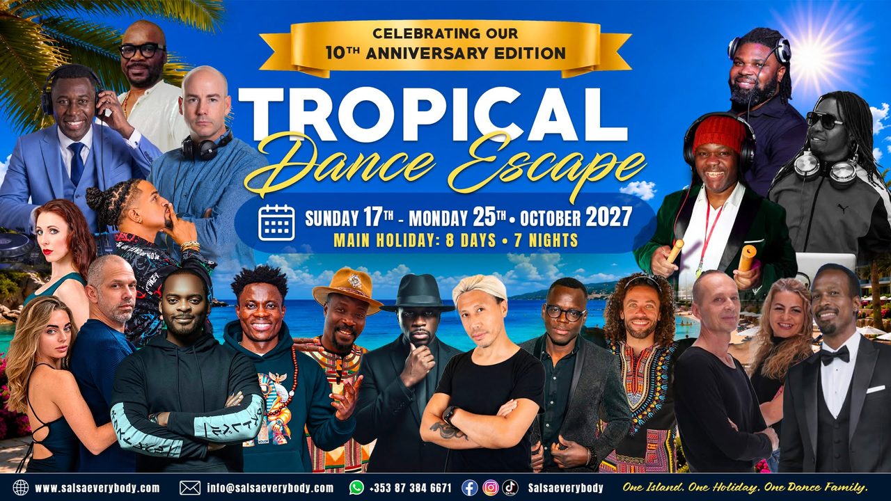 🌴 Tropical Dance Escape Holidays 2027 — 10th Anniversary Edition | Cyprus 🇨🇾