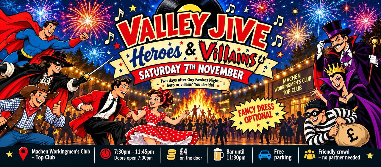 Valley Jive Heroes & Villains November Dance