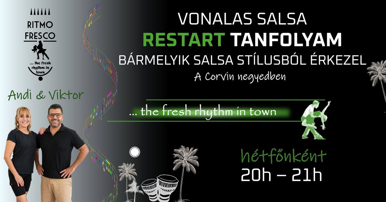 Vonalas Salsa RESTART Tanfolyam
