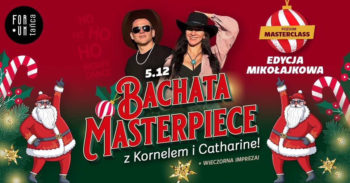 WARSZTATY BACHATA MASTERPIECE Z KORNELEM & CATHARINE – 5.12.2026