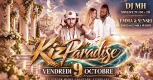 🌟Welcome to KizParadise🌟100% Kiz – Vendredi 9 Octobre
