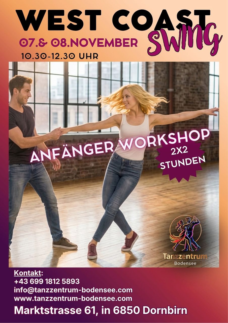 West Coast Swing Anfängerworkshop