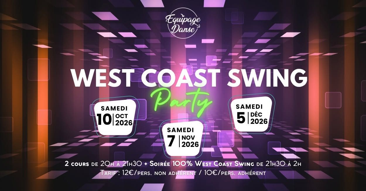 West Coast Swing Party by Equipage Danse