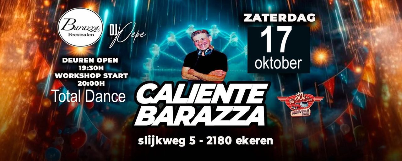 ZATERDAG 17 oktober 2026 SALSA CALIENTE @ Barazza
